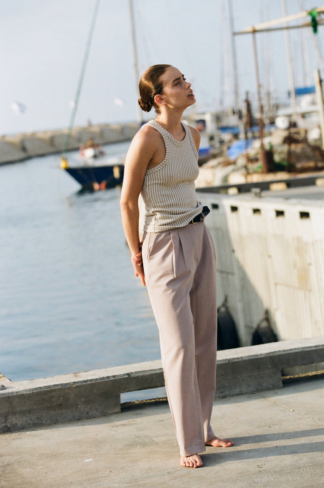 Pleated Julian Trousers