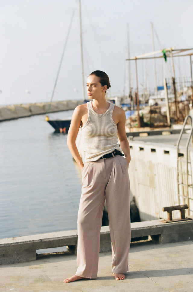Pleated Julian Trousers
