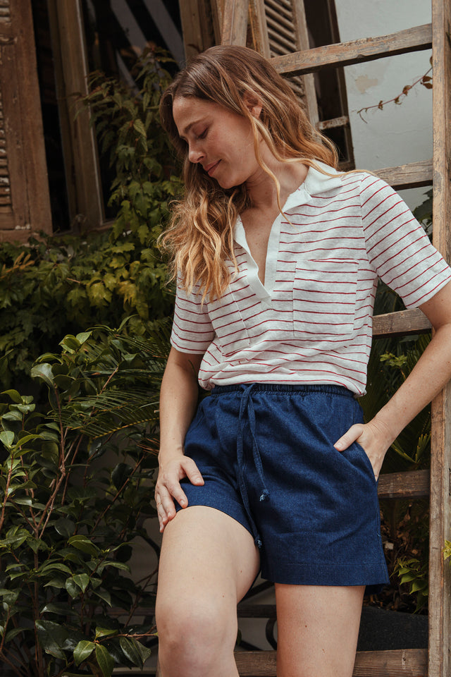 The Albi Polo Top