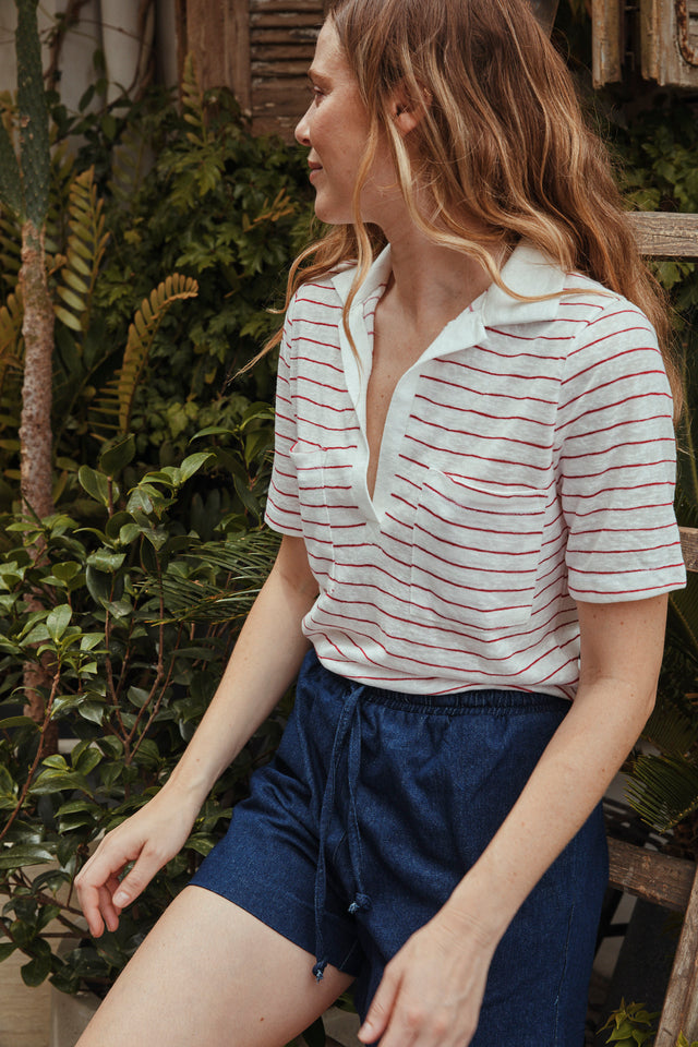 The Albi Polo Top