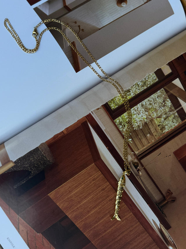 Capri fish necklace