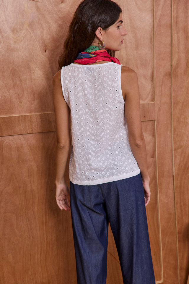 Cotton Bloom Vest