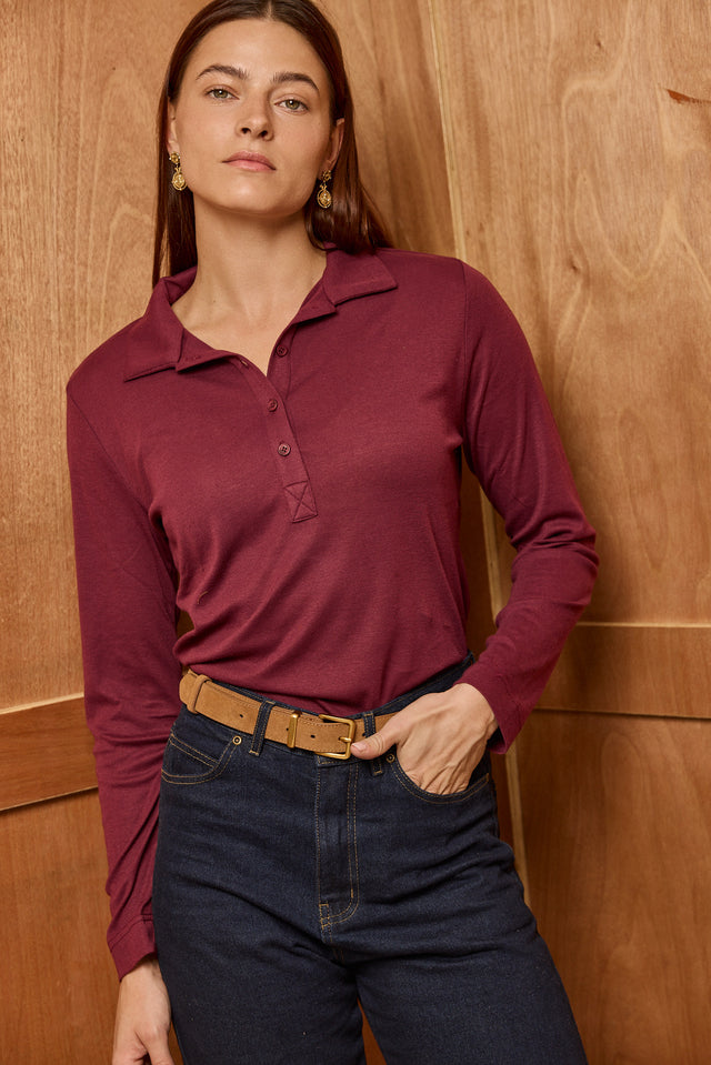 Second Skin Polo Top