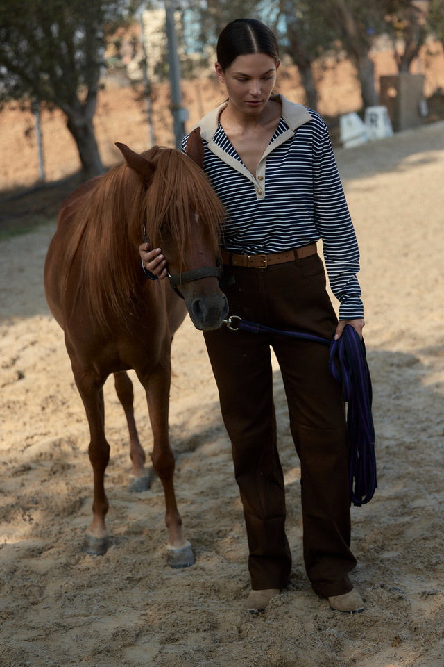 The Fine Striped Polo
