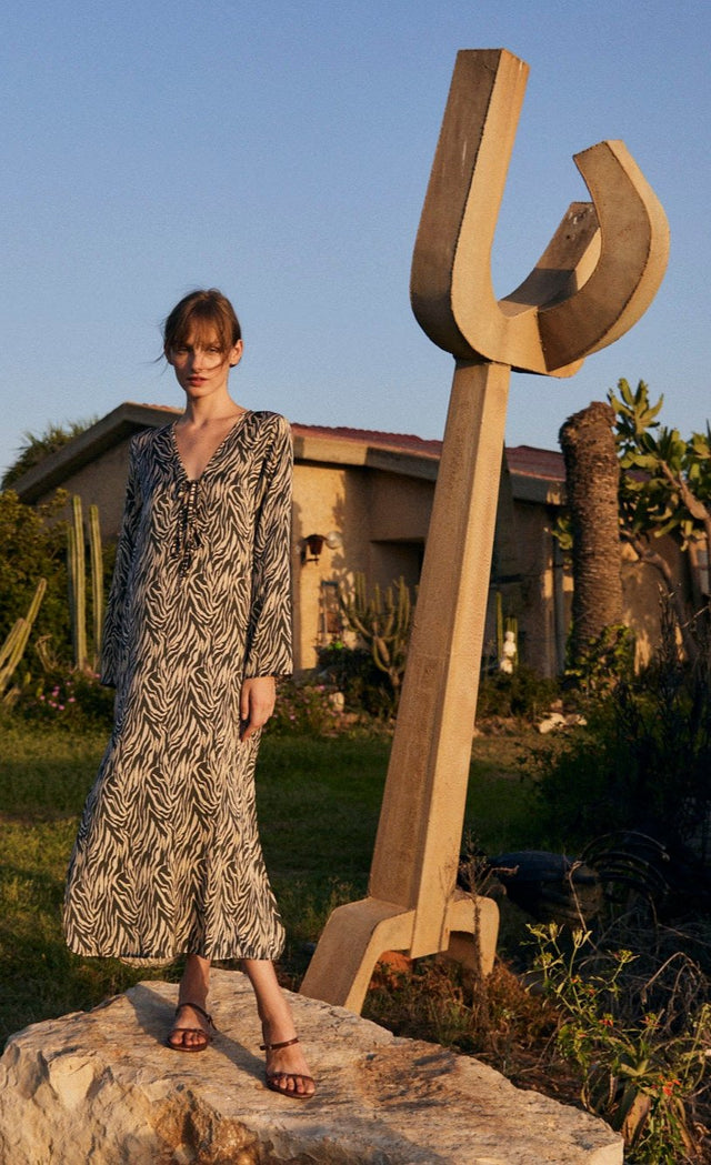 Sophia zebra dress