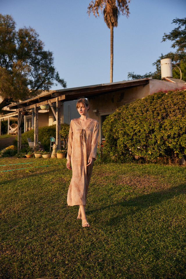 Sophia brown haze dress