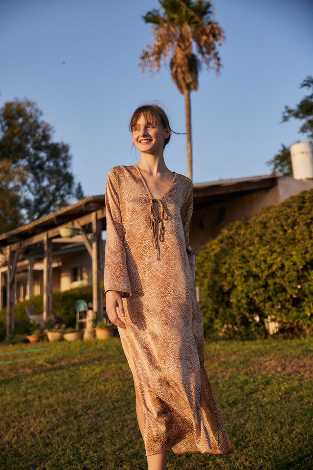 Sophia brown haze dress