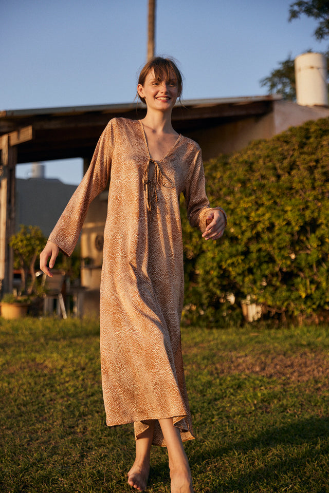Sophia brown haze dress