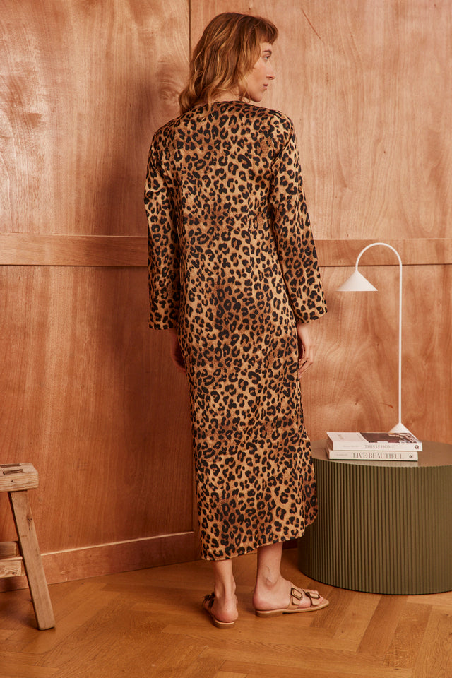 Sophia Leopard Dress