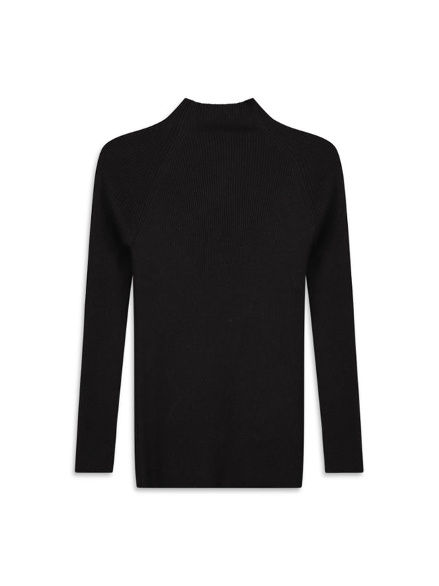 Premium ribbed High Neck Knit