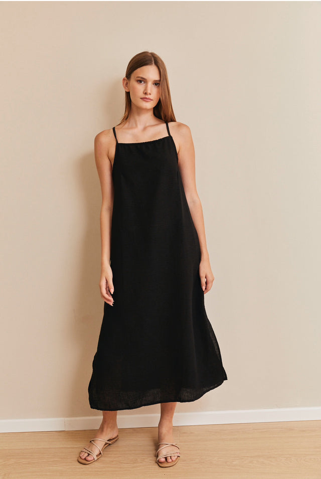 Sherry Linen Square Dress