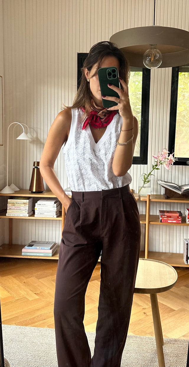 Lucca Embroidery Tank Top