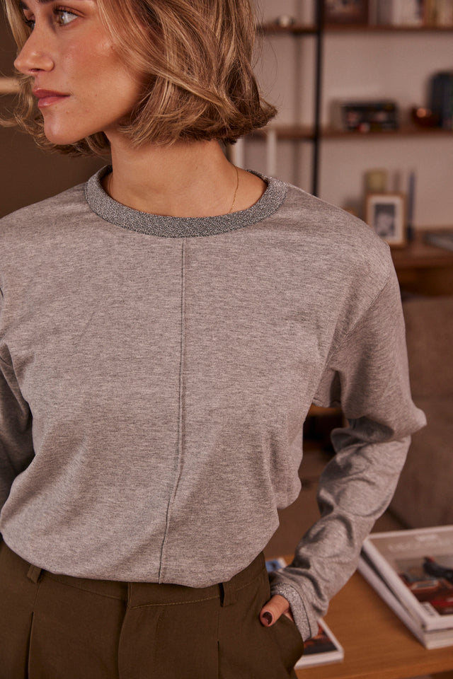 HOS Soft Glitter Top