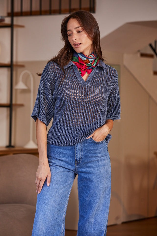 Harrison Wash Crochet Top