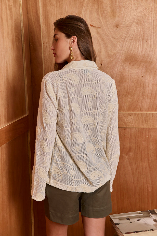Paisley Bell Blouse