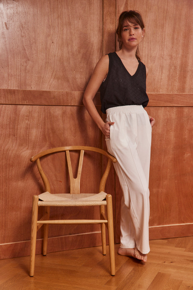 Lucca Embroidery Tank Top