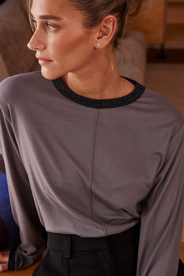 HOS Soft Glitter Top