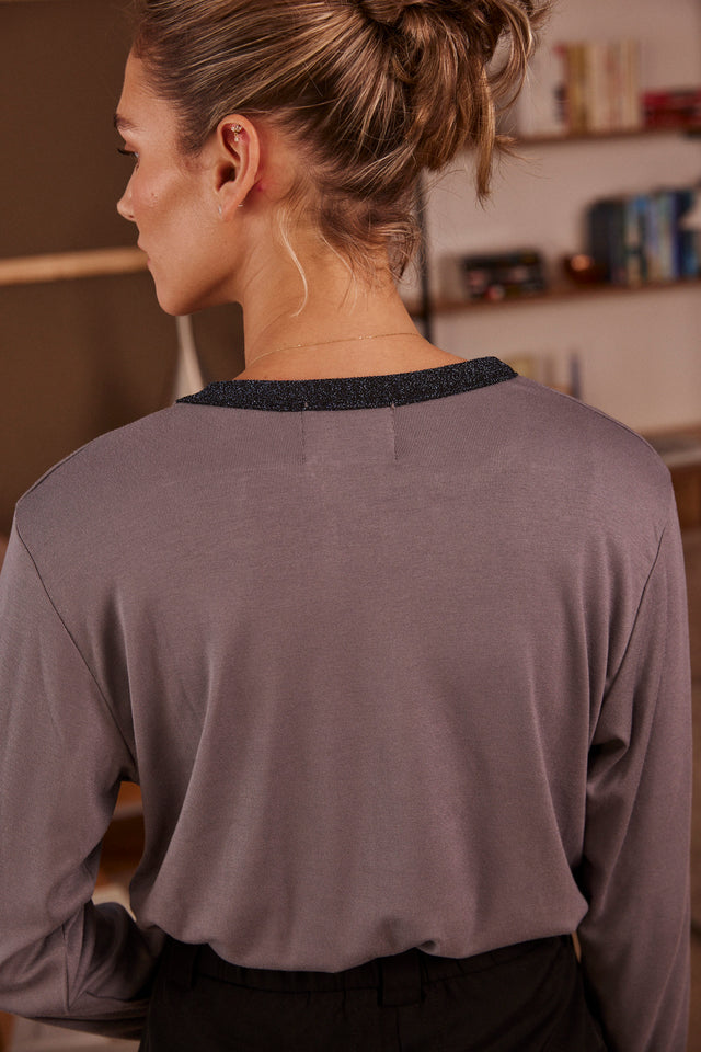 HOS Soft Glitter Top