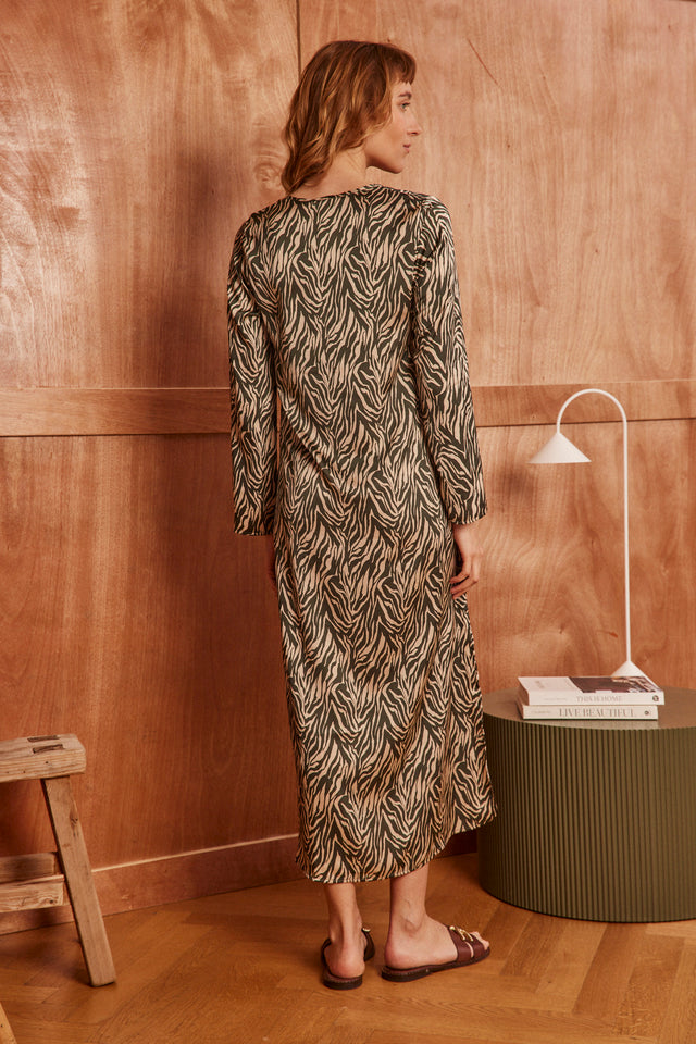 Sophia zebra dress
