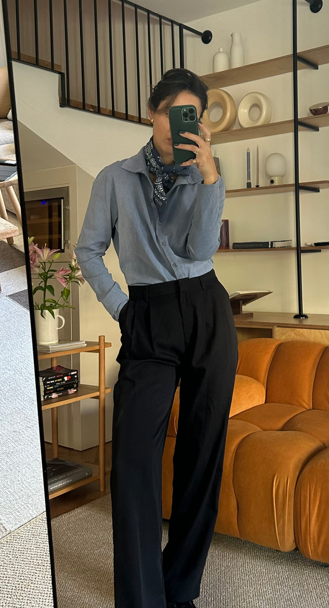washed cotton cardigan
