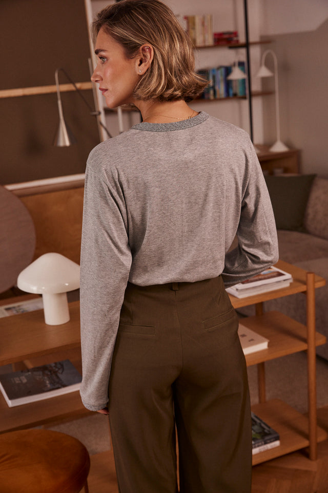 HOS Soft Glitter Top