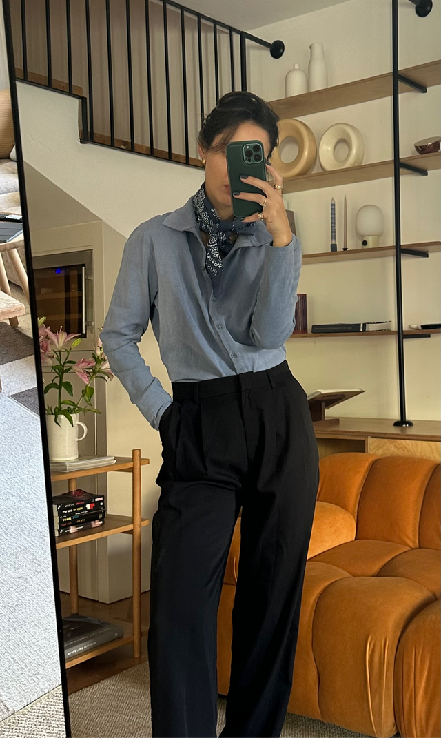 washed cotton cardigan