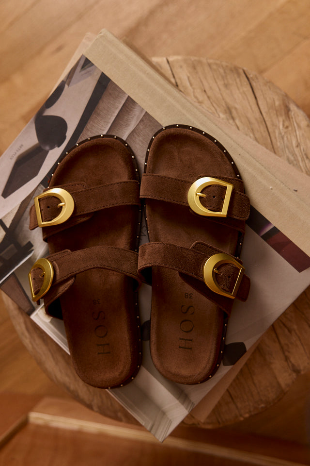 Elinor suede sandals