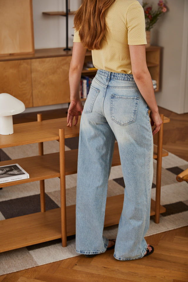 Vintage Wash baggy Denim