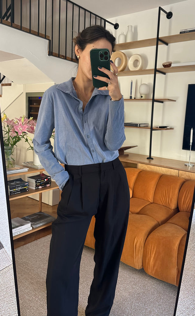 washed cotton cardigan
