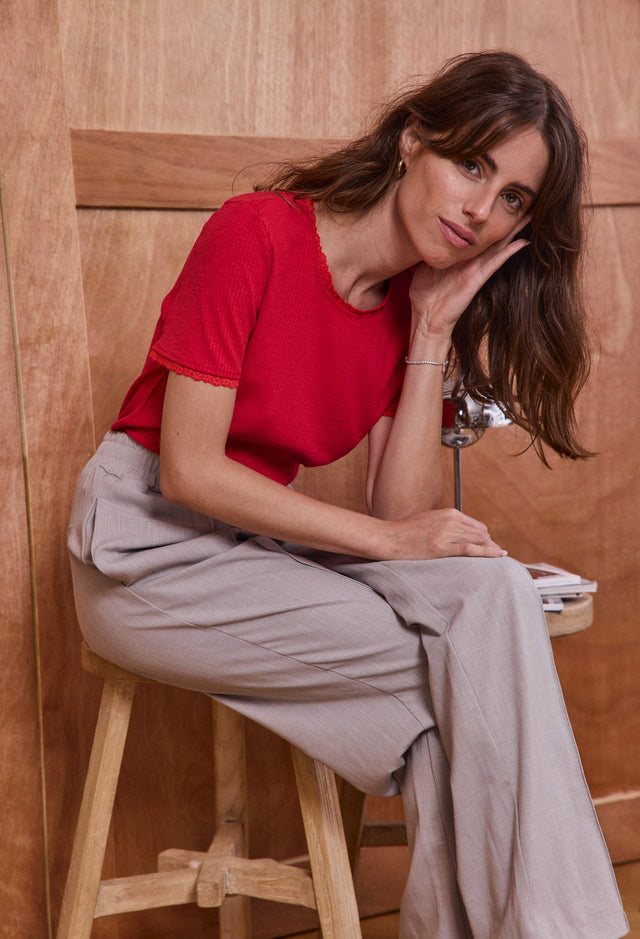 Rosalie Round Neck Top