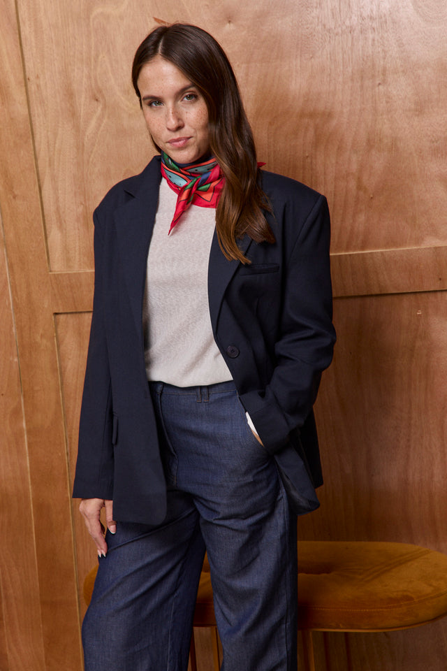 HOS in the woods satin scarf