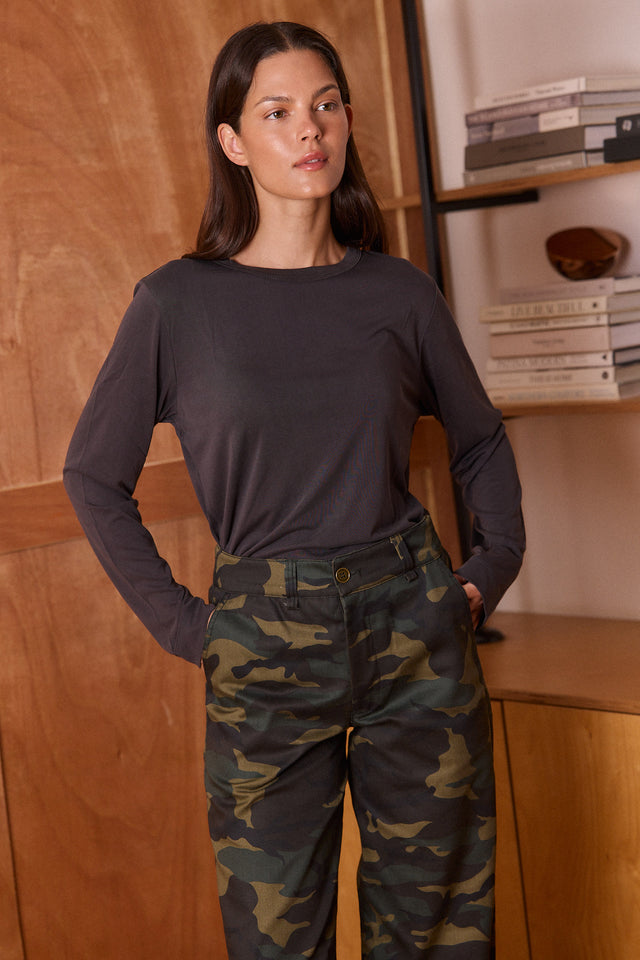 Modal Top Crew Neck
