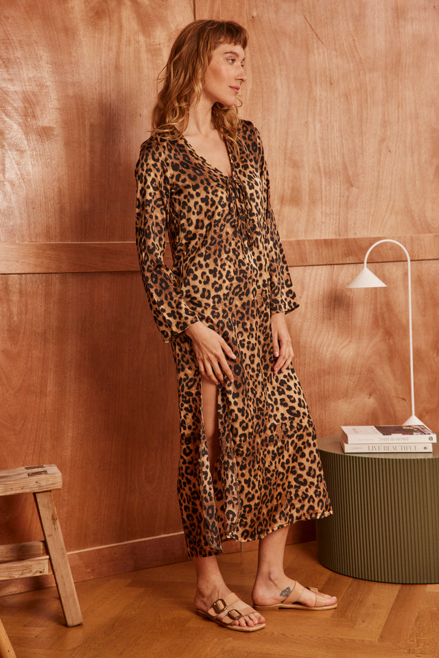 Sophia Leopard Dress