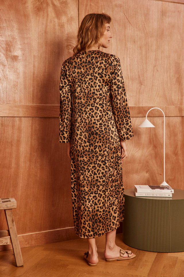 Sophia Leopard Dress