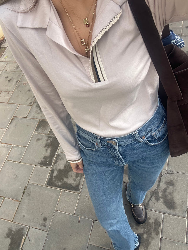 Soft Viscose Ribbon Polo