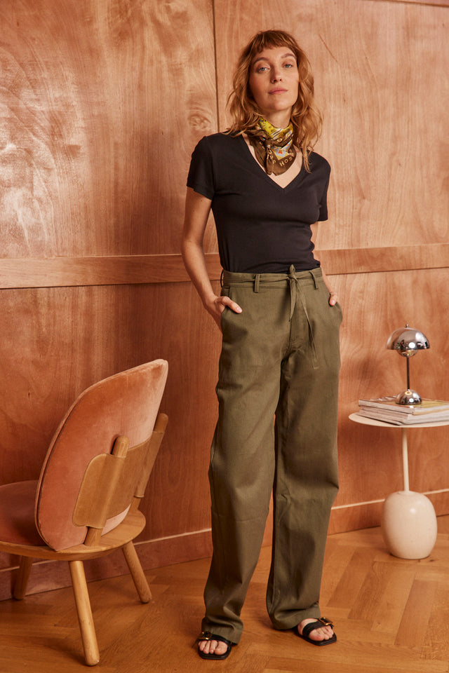 The relaxed tie waist