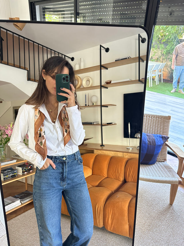 washed cotton cardigan