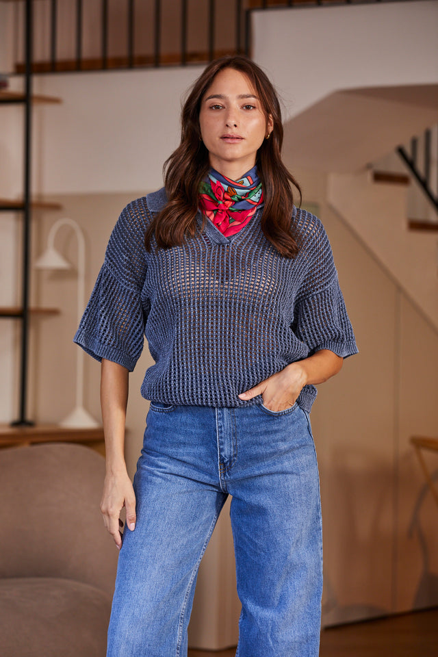 Harrison Wash Crochet Top