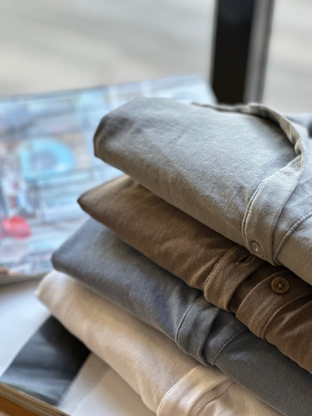 washed cotton cardigan