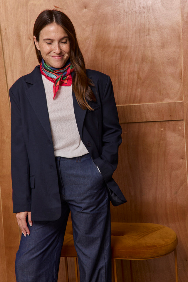 HOS in the woods satin scarf