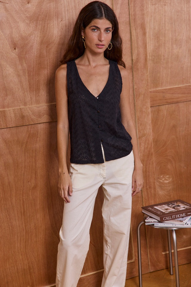 Cotton Bloom Vest