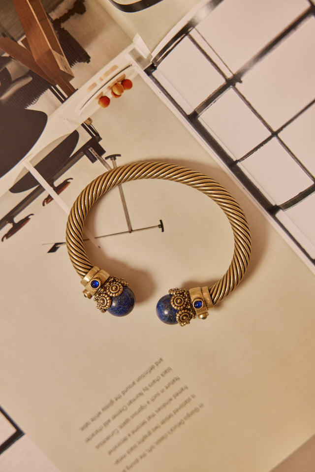 Aura Gold & Blue Bracelet