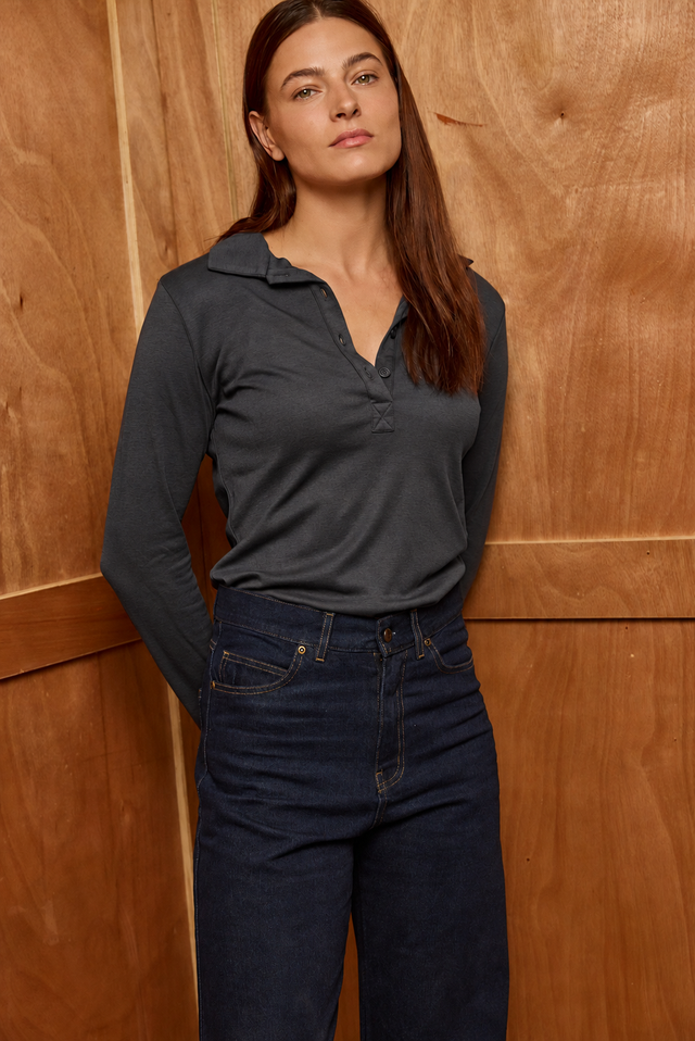 The Second Skin Polo Top
