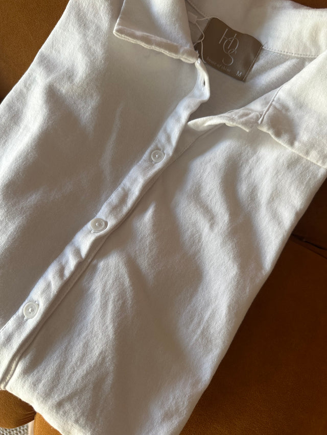 washed cotton cardigan