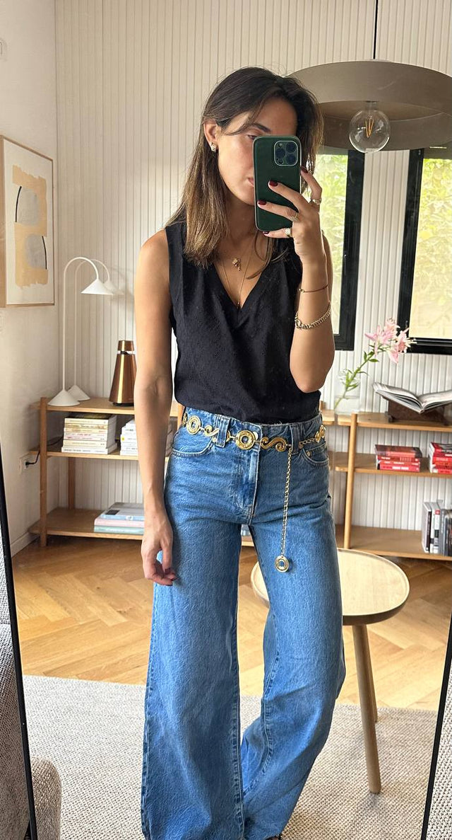Lucca Embroidery Tank Top