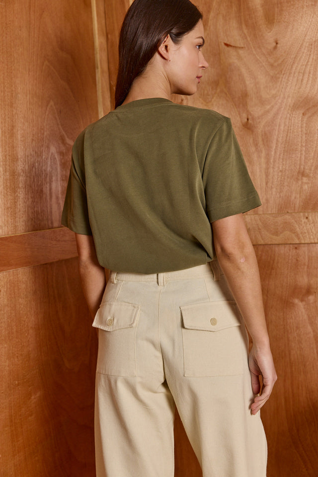 The Pianist Tee - Olive