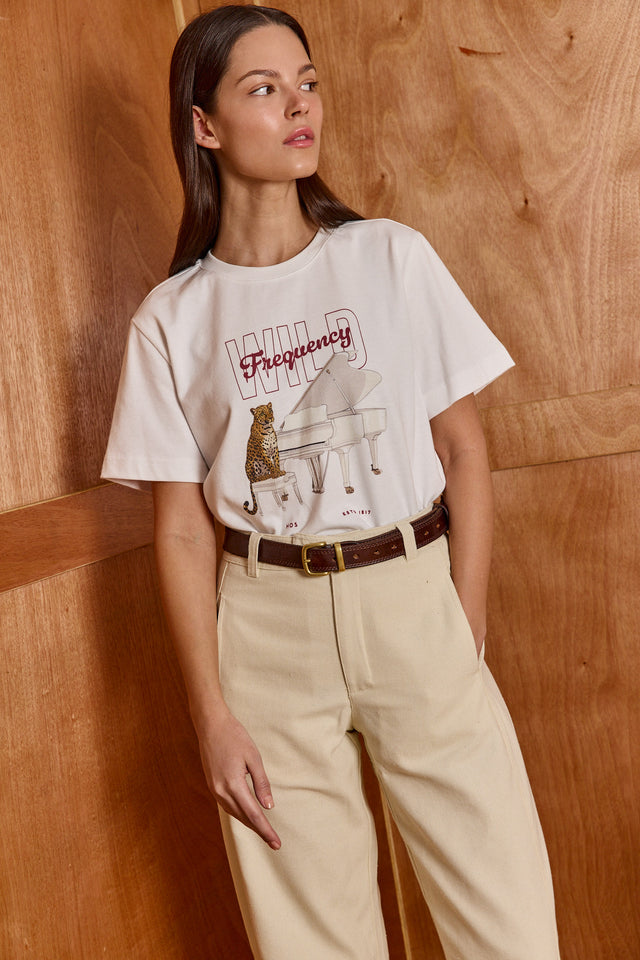 The Pianist Tee - White