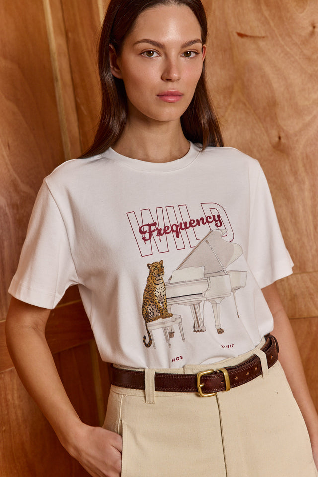 The Pianist Tee - White