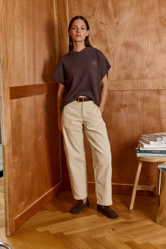 HOS Canvas Barrel Trousers