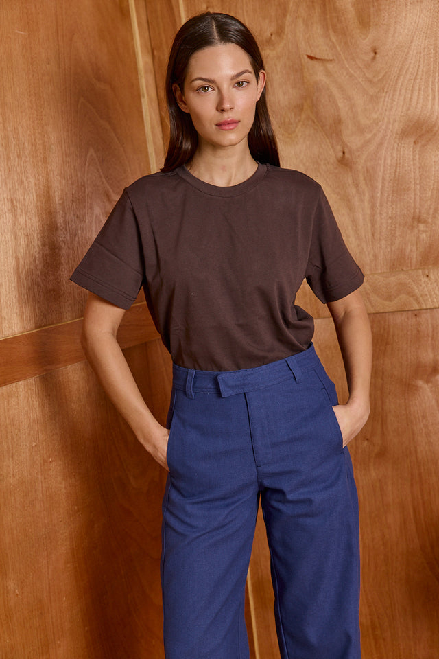 HOS Canvas Barrel Trousers